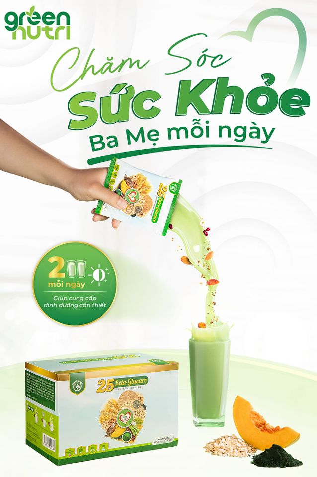 Sữa Hạt Ngũ Cốc 25 Beta Glucare - Giúp Ổn Định Đường Huyết, Chứa Tảo Xoắn Spirulina, Dinh Dưỡng Thông Minh 625gr